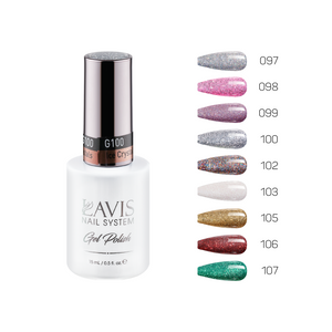  Lavis Gel Twinkle The Galaxy Set G6 (9 colors): 097, 098, 099, 100, 102, 103, 105, 106, 107