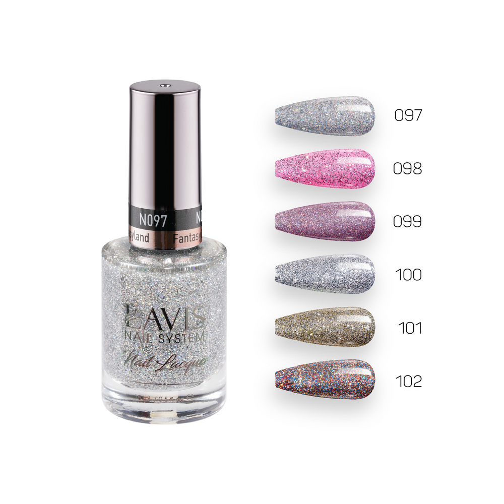 LAVIS Nail Lacquer Holiday Fall Set N2 (6 colors): 097, 098, 099, 100, 101, 102