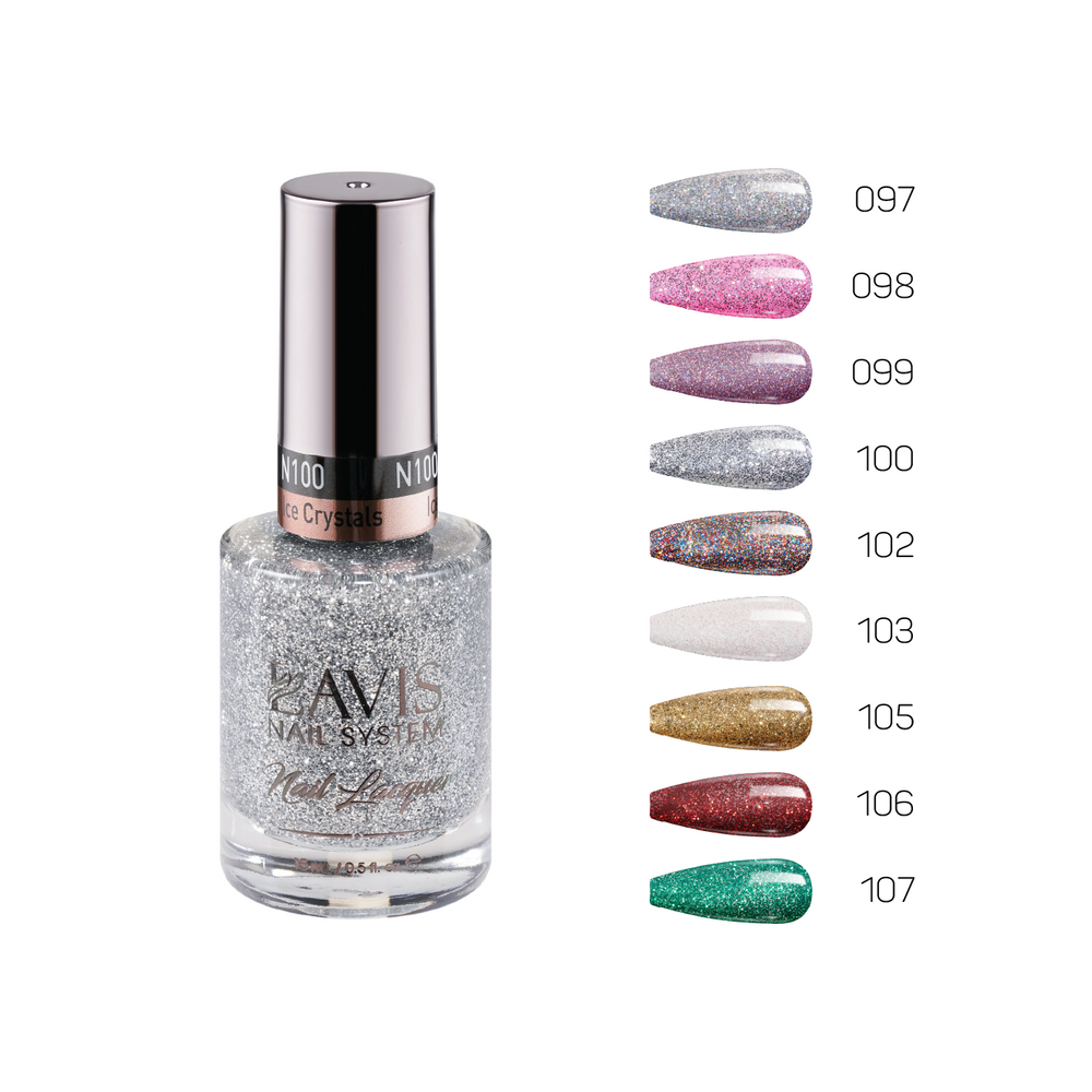 LAVIS Nail Lacquer Fall Winter Set N6 (9 colors): 097, 098, 099, 100, 102, 103, 105, 106, 107