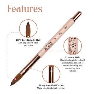 Lavis Kolinsky Acrylic Brush #12