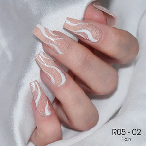 LAVIS Reflective R05 - Set 12 Colors (01-12) - Gel Polish 0.5 oz - Blossom Bass Reflective Collection