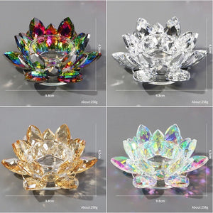 Crystal Lotus Flower Dappen Dish - Ab Color #2