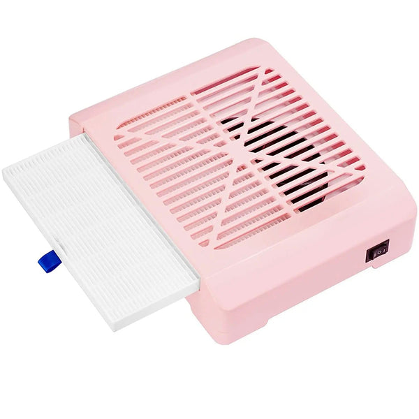 Nail Salon Professional Portable Nail Dust  Collector - Pink (PCS)