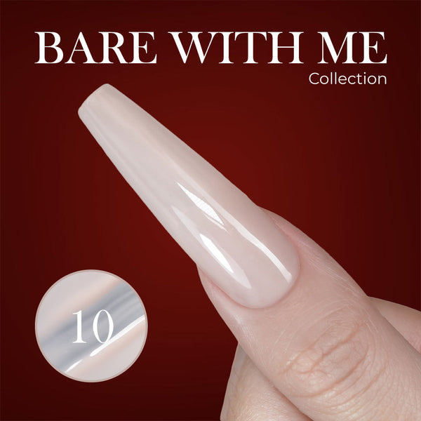 Jelly Gel Polish Colors - Lavis J03-10 - Bare With Me Collection