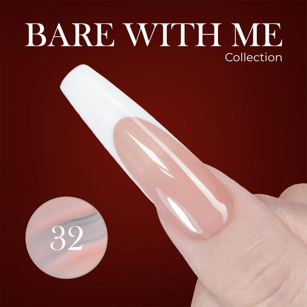 Jelly Gel Polish Colors - Lavis J03-32 - Bare With Me Collection