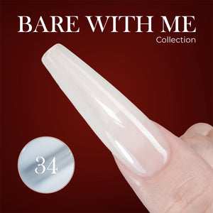 Jelly Gel Polish Colors - Lavis J03-34 - Bare With Me Collection