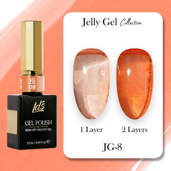 LDS Gel Polish JG-08 - Jelly Gel Collection