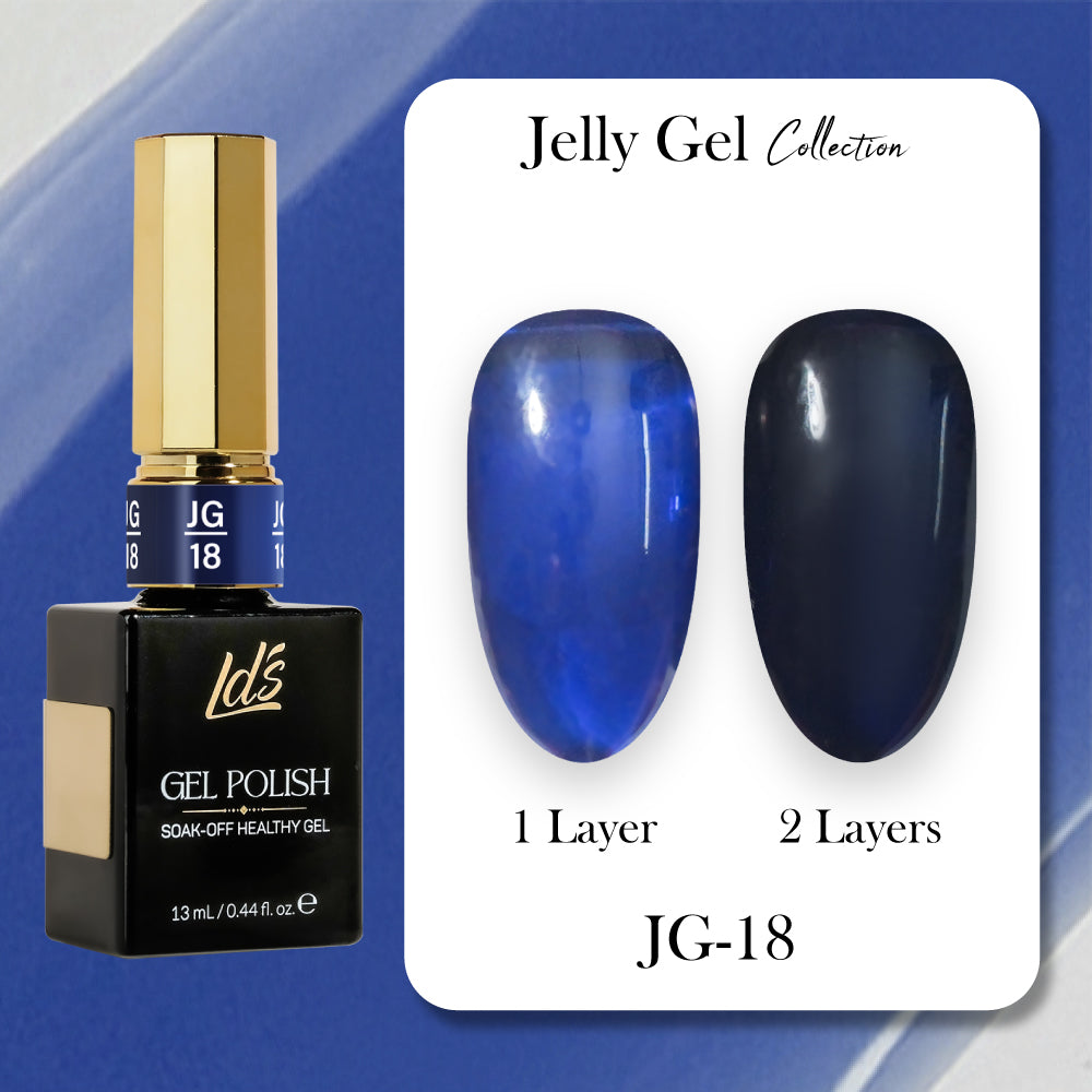 LDS Gel Polish JG-18 - Jelly Gel Collection