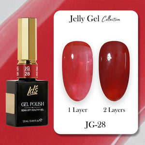 LDS Gel Polish JG-28 - Jelly Gel Collection