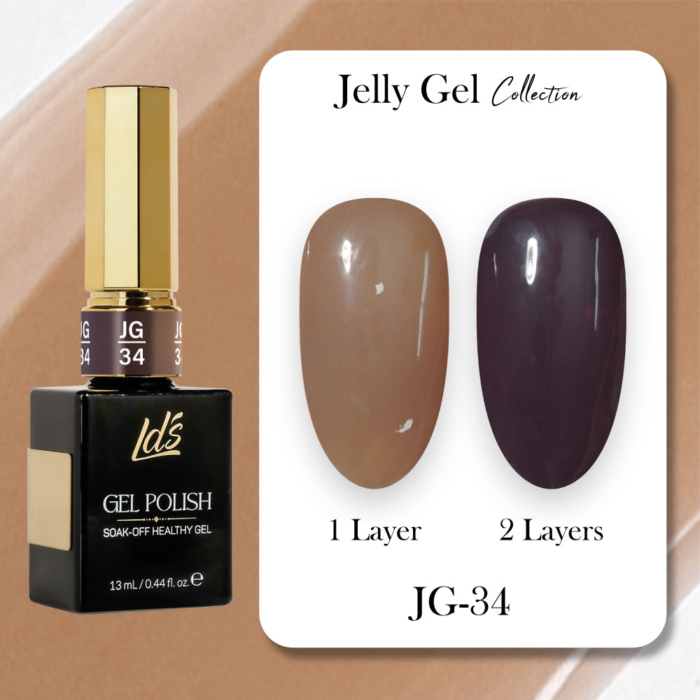 LDS Gel Polish JG-34 - Jelly Gel Collection