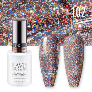 LAVIS Nail Lacquer - 102 Kaleidoscope - 0.5oz