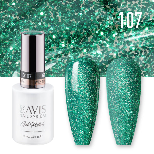 LAVIS Nail Lacquer - 107 Wild Night - 0.5oz