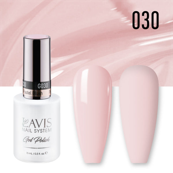 LAVIS Nail Lacquer - 030 Pastel Blush - 0.5oz