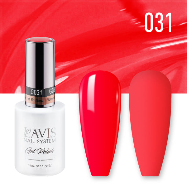 LAVIS Nail Lacquer - 031 Somewhere Over The Rainbow - 0.5oz