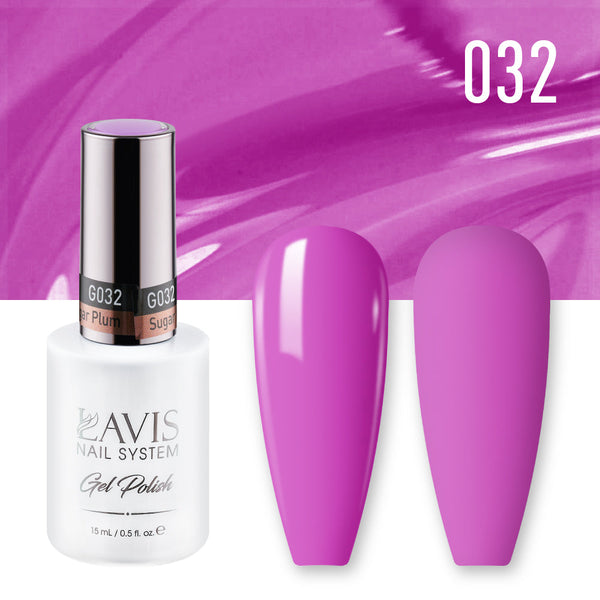 LAVIS Nail Lacquer - 032 Sugar Plum - 0.5oz