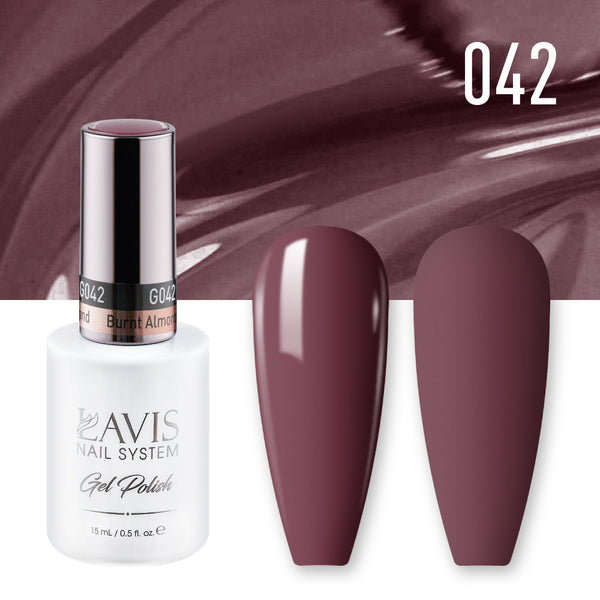 LAVIS Nail Lacquer - 042 Burnt Almond - 0.5oz