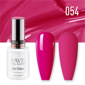 LAVIS Nail Lacquer - 054 Hibiscus Tea Pink - 0.5oz