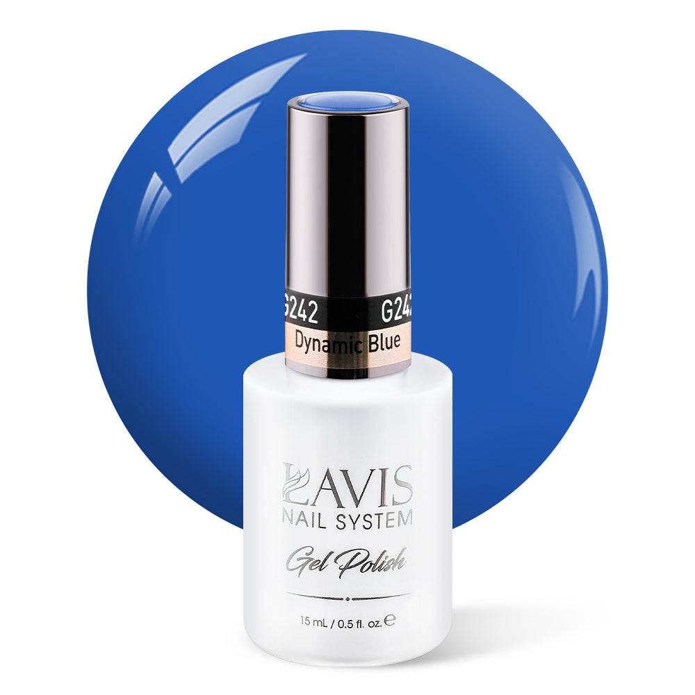 LAVIS 242 (Ver 2) Dynamic Blue - Gel Polish 0.5oz