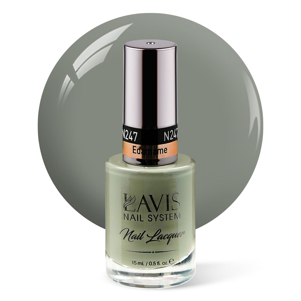 LAVIS Nail Lacquer - 247 (Ver 2) Edamame - 0.5oz