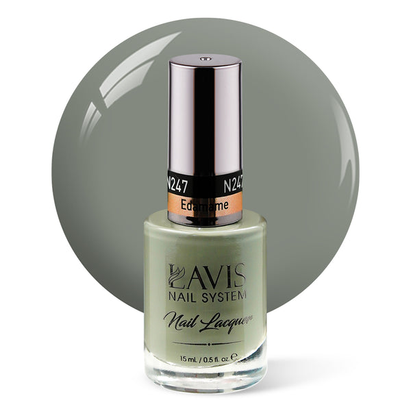 LAVIS Nail Lacquer - 247 (Ver 2) Edamame - 0.5oz
