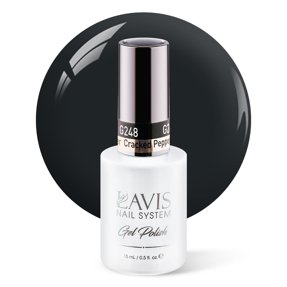 LAVIS 248 (Ver 2) Cracked Pepper - Gel Polish 0.5oz