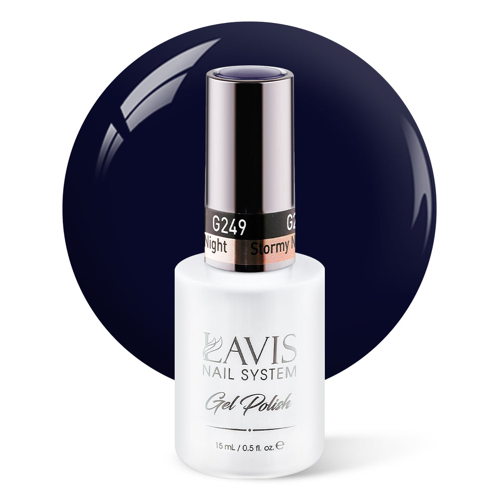 LAVIS 249 (Ver 2) Stormy Night - Gel Polish 0.5oz