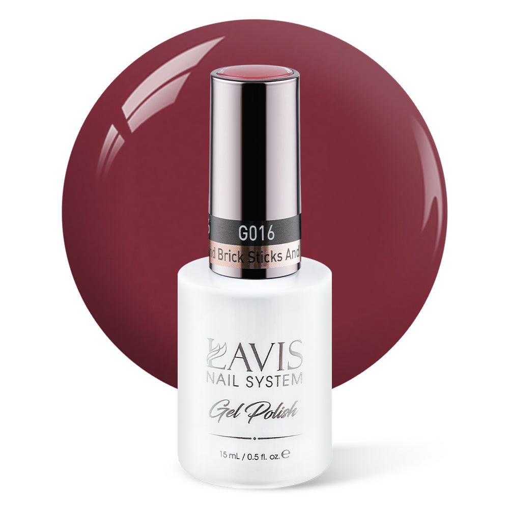LAVIS 016 Sticks And Bricks - Gel Polish 0.5oz