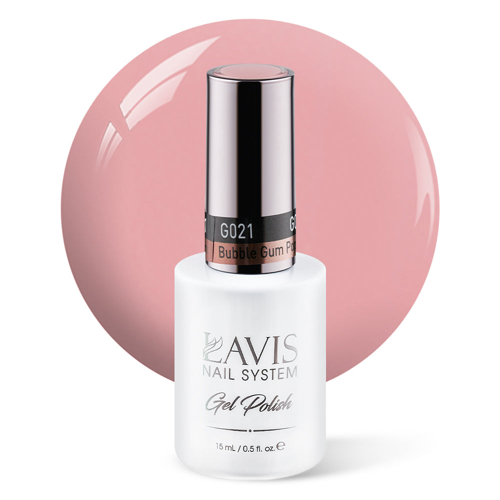 LAVIS 021 Bubble Gum Pop Gum - Gel Polish 0.5oz