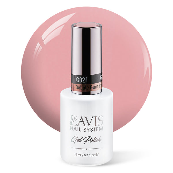 LAVIS 021 Bubble Gum Pop Gum - Gel Polish 0.5oz