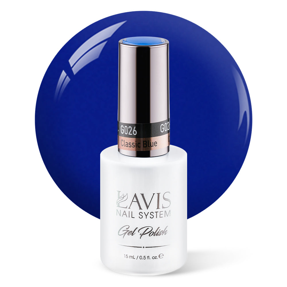 LAVIS 026 Classic Blue - Gel Polish 0.5oz