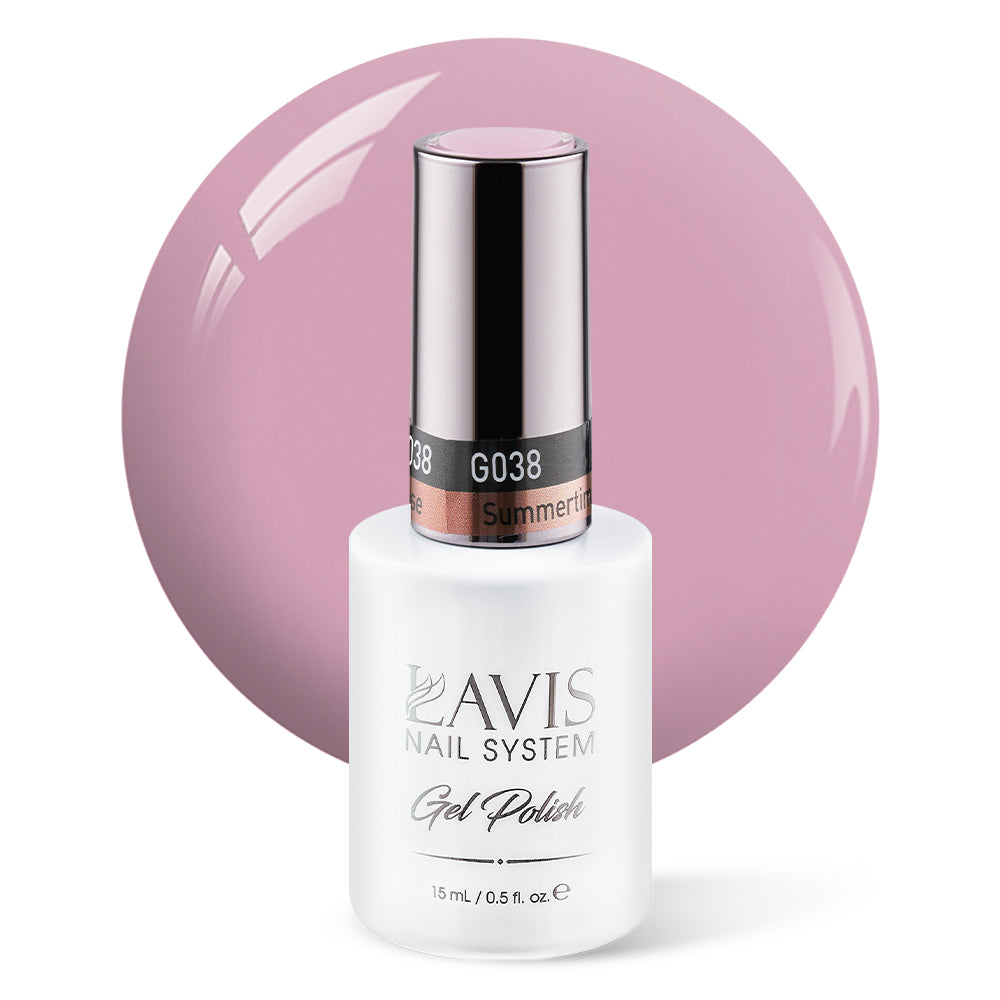 LAVIS 038 Summertime Rose - Gel Polish 0.5oz