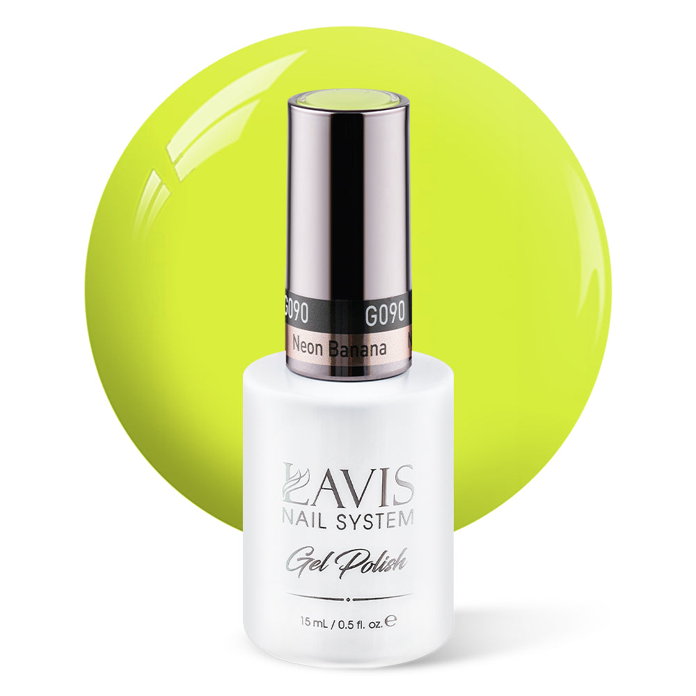 LAVIS 090 Neon Banana - Gel Polish 0.5oz