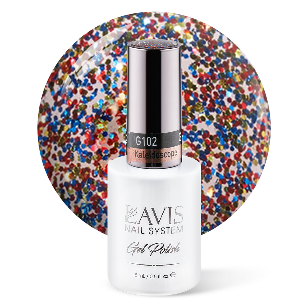 LAVIS 102 Kaleidoscope - Gel Polish 0.5oz