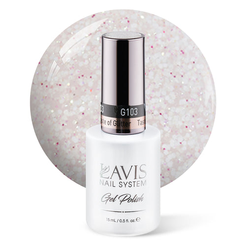 LAVIS 103 Taste of Glitter - Gel Polish 0.5oz
