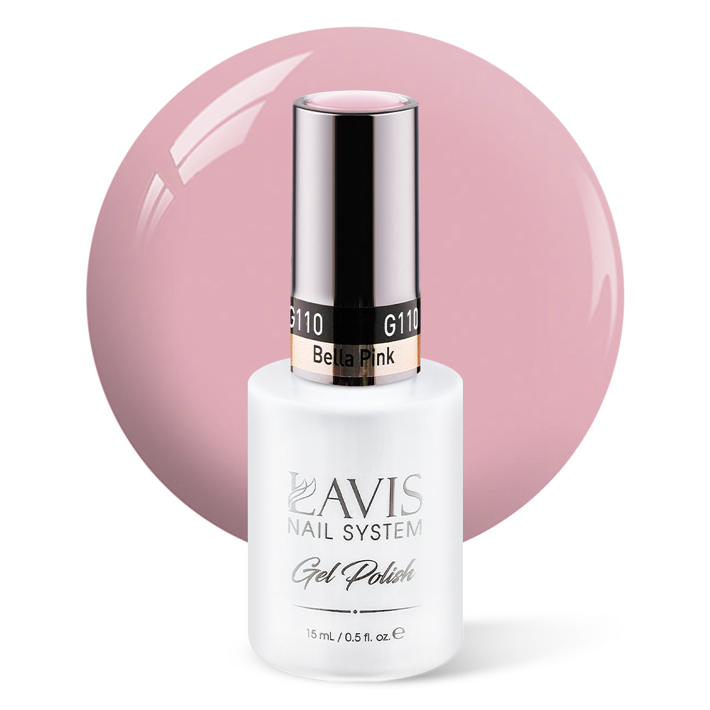 LAVIS 110 Bella Pink - Gel Polish 0.5 oz