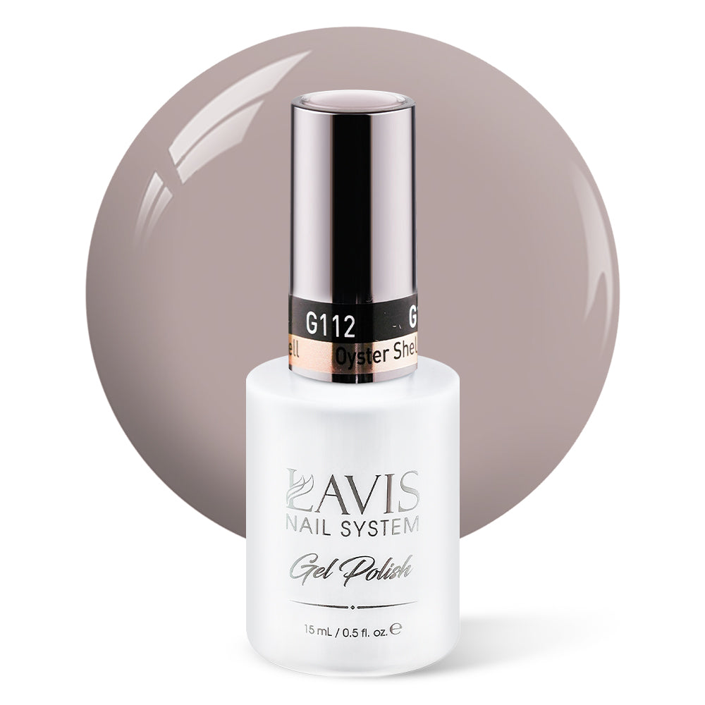 LAVIS 112 Oyster Shell - Gel Polish 0.5 oz