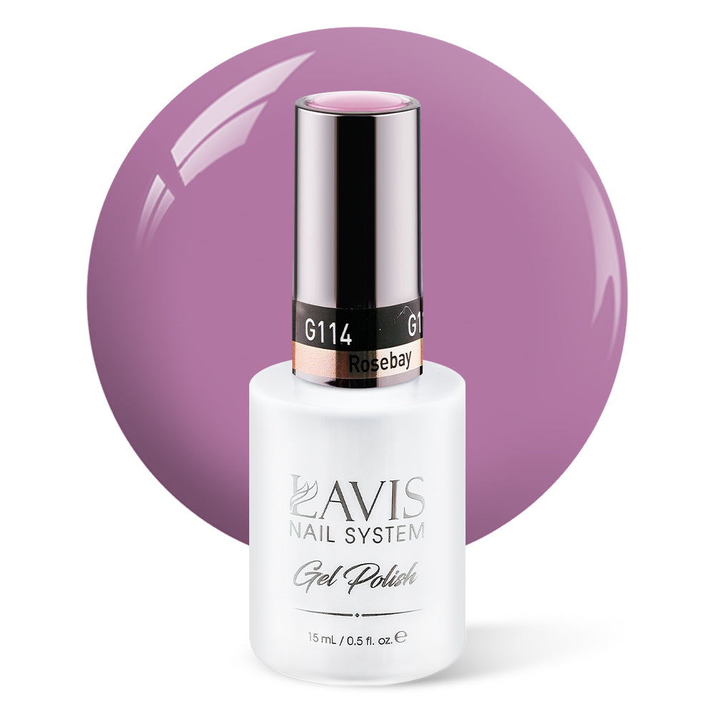 LAVIS 114 Rosebay - Gel Polish 0.5 oz