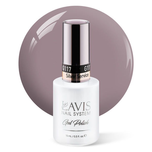 LAVIS 117 Silver Service - Gel Polish 0.5 oz