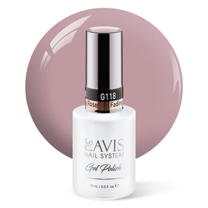 LAVIS 118 Fading Rose - Gel Polish 0.5 oz