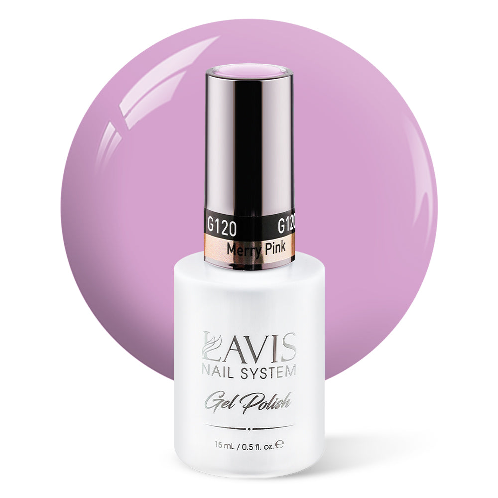 LAVIS 120 Merry Pink - Gel Polish 0.5 oz