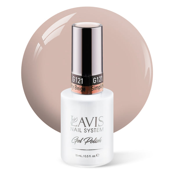 LAVIS 121 Simplify Beige - Gel Polish 0.5 oz