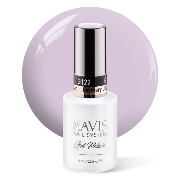 LAVIS 122 Feathery Lilac - Gel Polish 0.5 oz