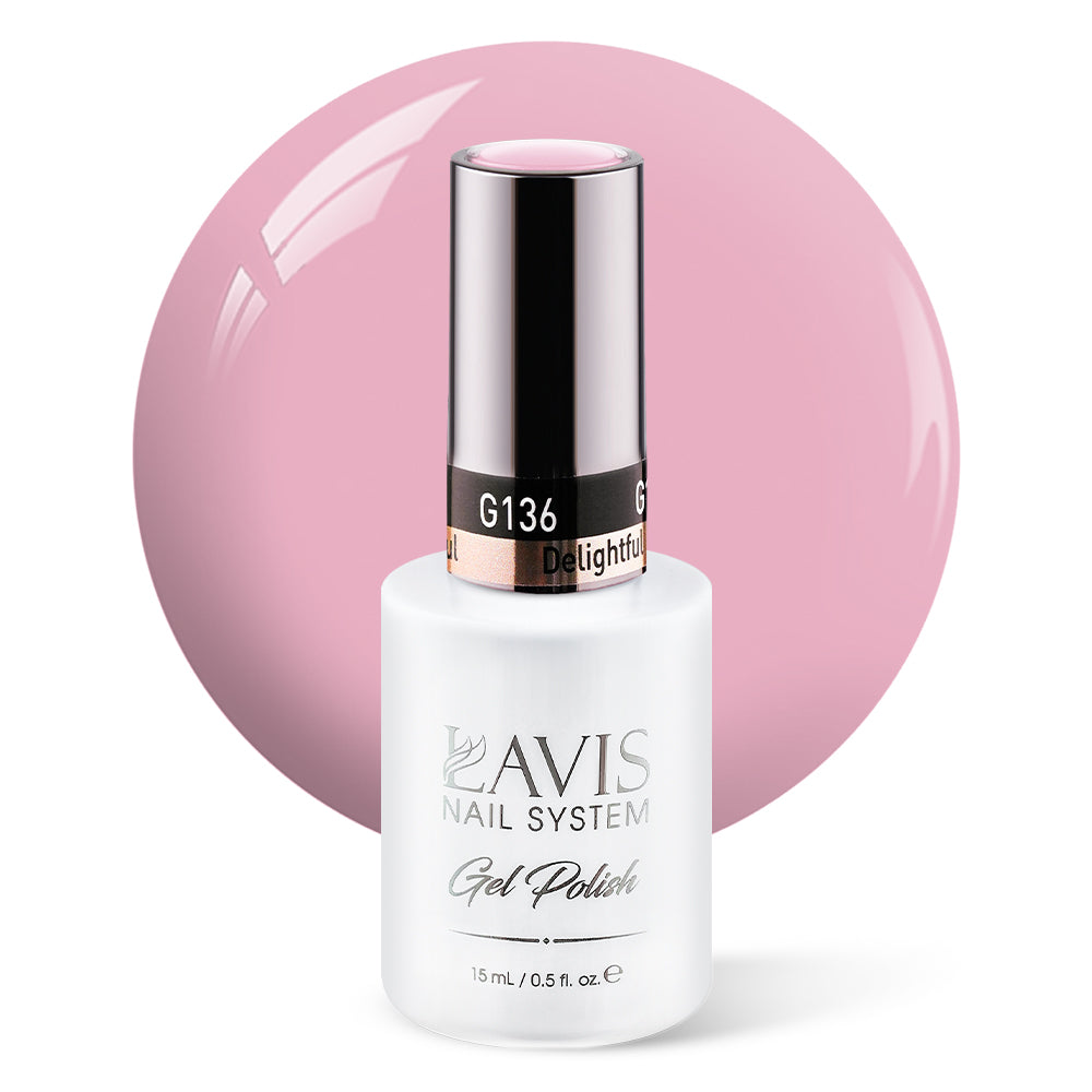 LAVIS 136 Delightful - Gel Polish 0.5 oz