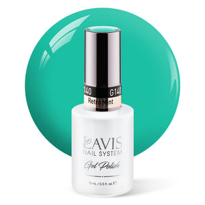 LAVIS 140 Retro Mint - Gel Polish 0.5 oz