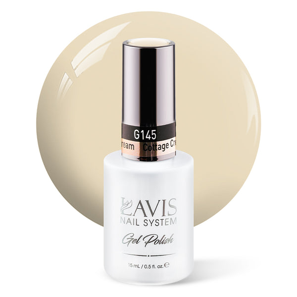 LAVIS 145 Cottage Cream - Gel Polish 0.5 oz