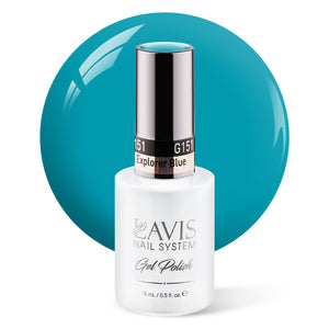 LAVIS 151 Explorer Blue - Gel Polish 0.5 oz