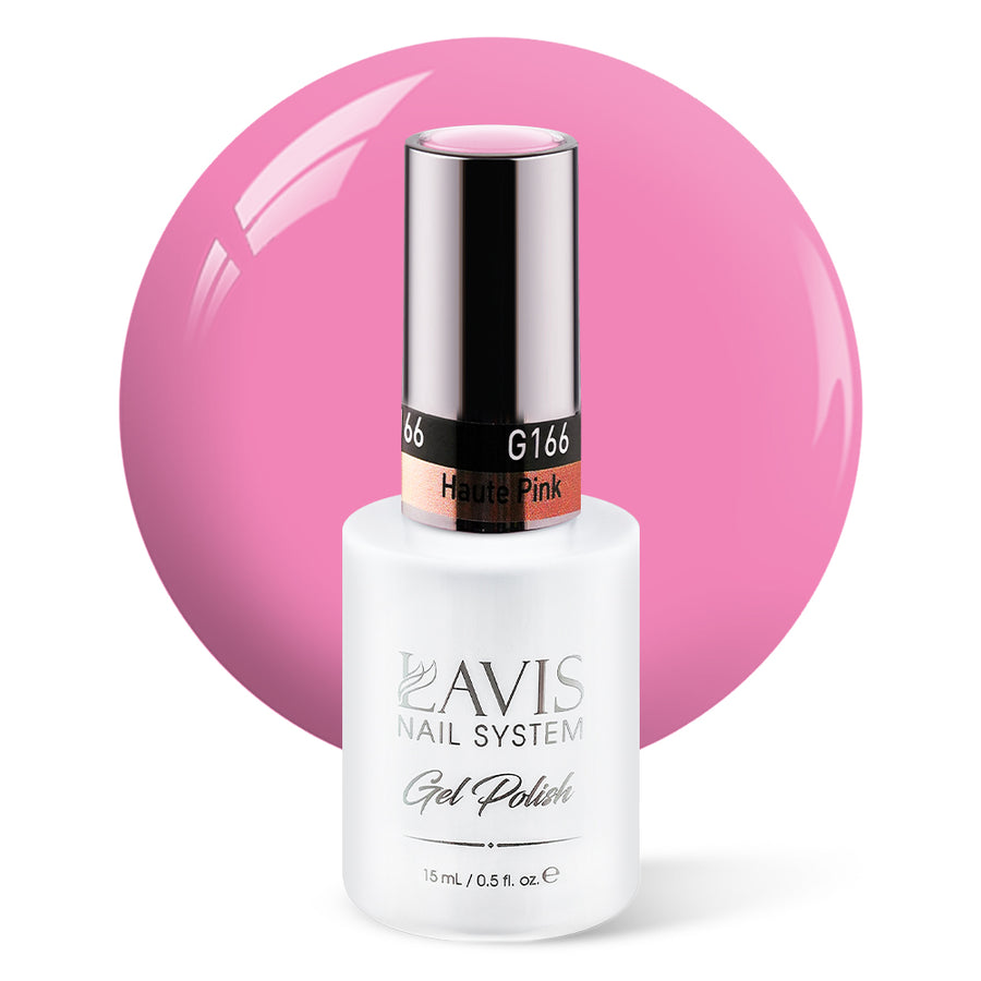 LAVIS 166 Haute Pink - Gel Polish 0.5 oz