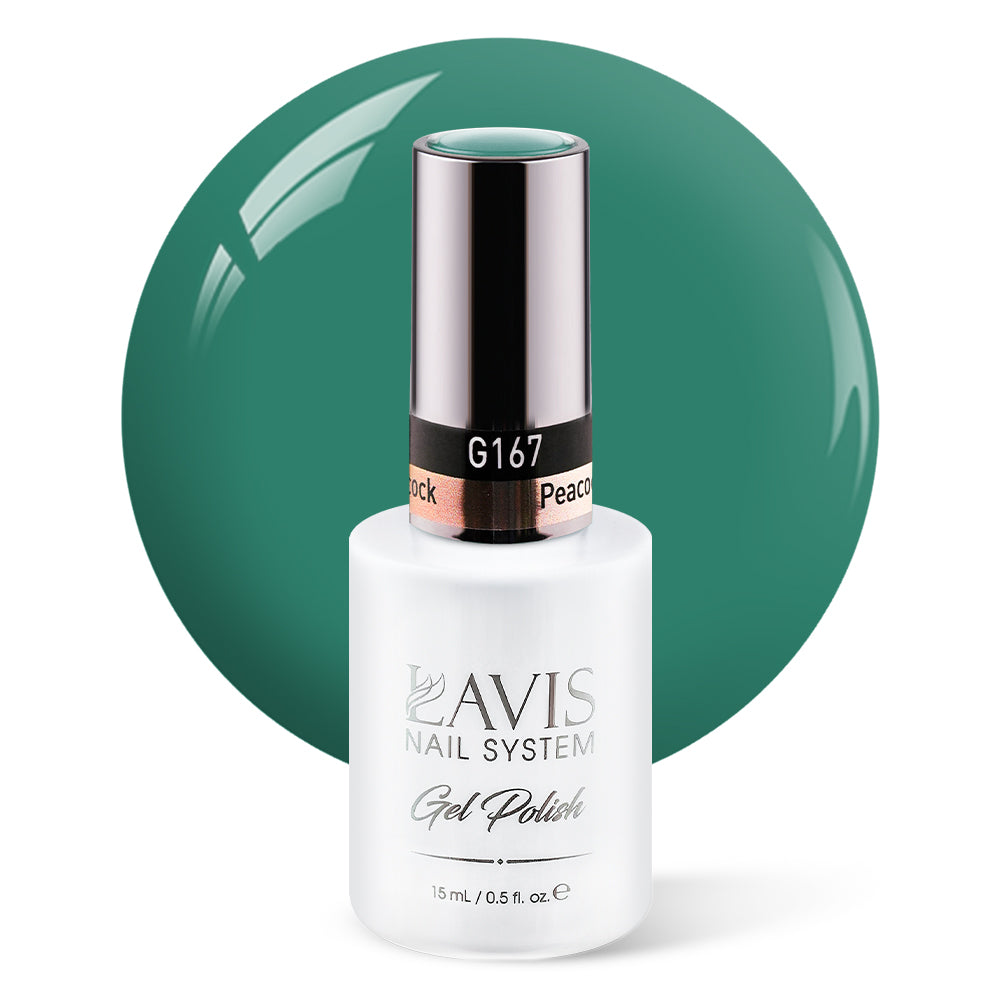 LAVIS 167 Peacock - Gel Polish 0.5 oz