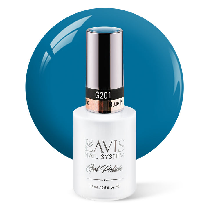 LAVIS 201 Blue Nile - Gel Polish 0.5 oz