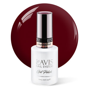 LAVIS 212 Luxurious Red - Gel Polish 0.5 oz